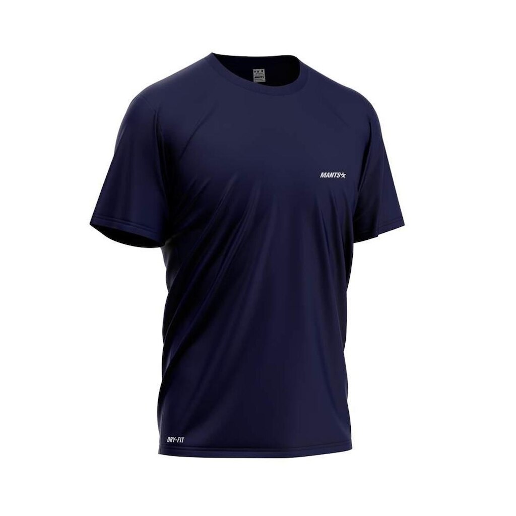 Camiseta Dry Mants Clothing Manga Curta Com Estampa Refletiva e Proteção UV