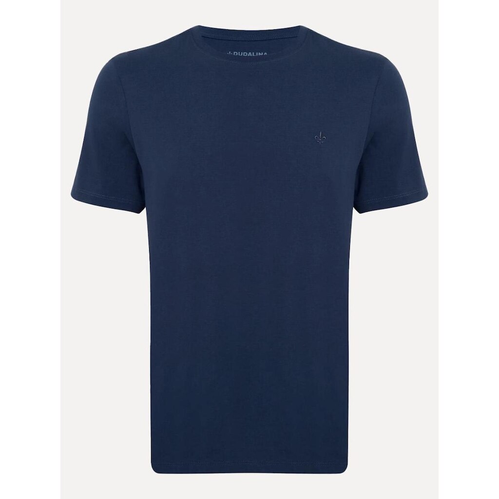 Camiseta Dudalina Masculina Basic Essential Mono Icon Azul Marinho 93.01.0017 48