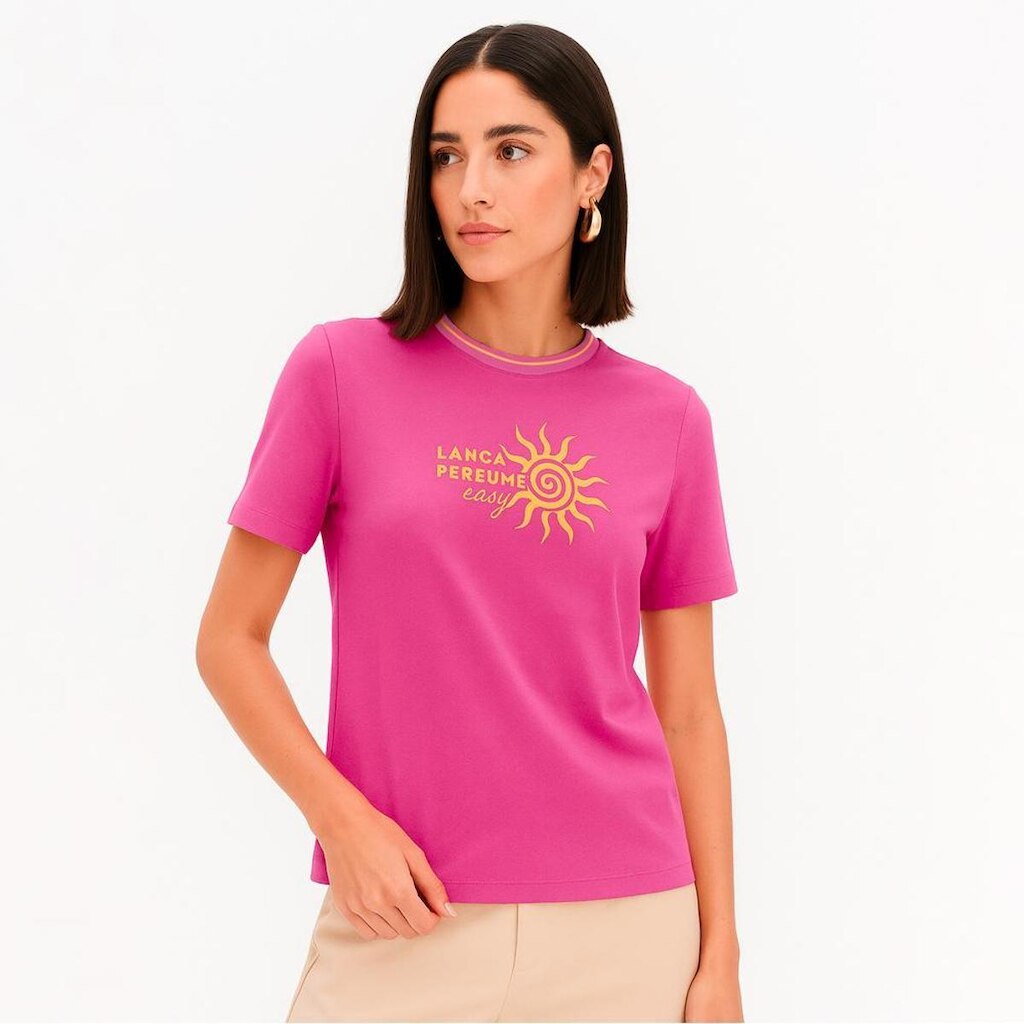 Camiseta Easy Lança Perfume Manga Curta Feminino
