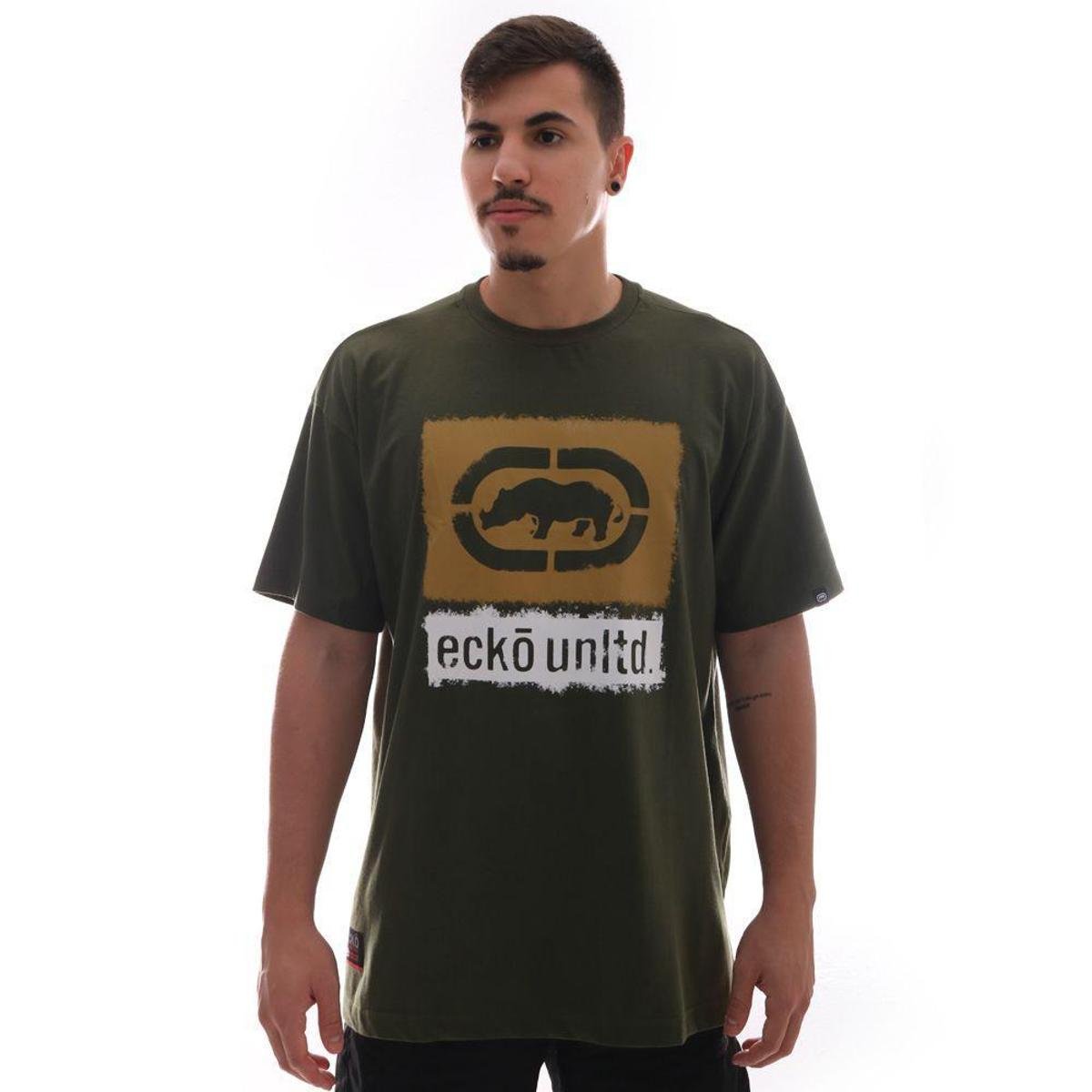 camiseta ecko verde