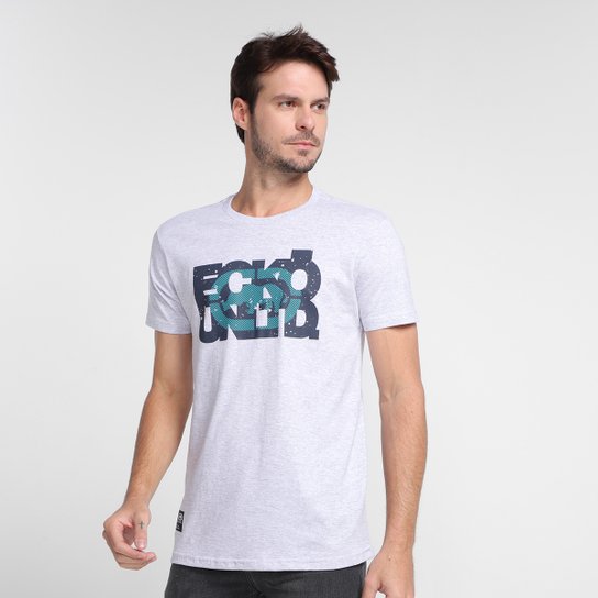 Camiseta Ecko Big Logo Masculina - Gelo Menor preço em Camiseta Ecko Big Logo Masculina - Gelo