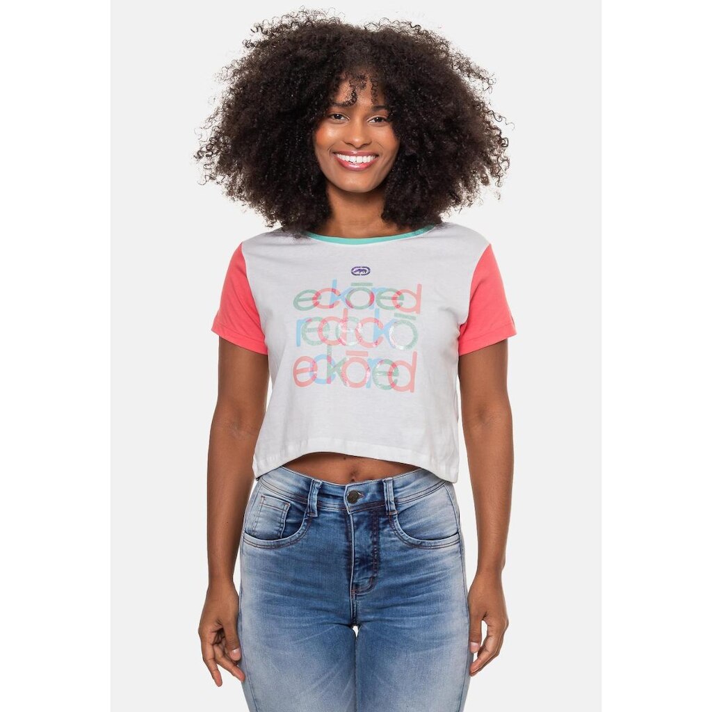 Camiseta Ecko Cropped Feminino