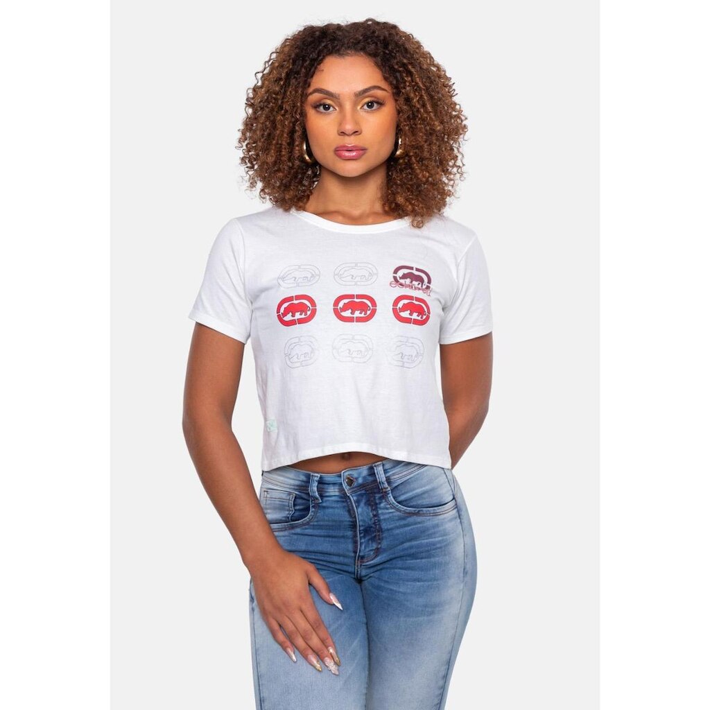 Camiseta Ecko Cropped Feminino