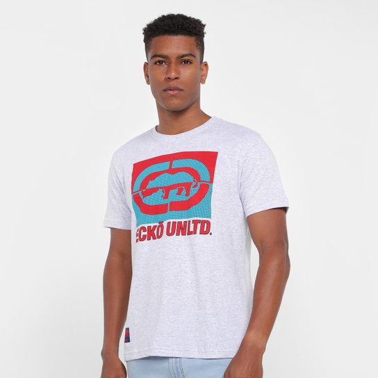 Camiseta Ecko Estampada K289A Masculina - Gelo Menor preço em Camiseta Ecko Estampada K289A Masculina - Gelo