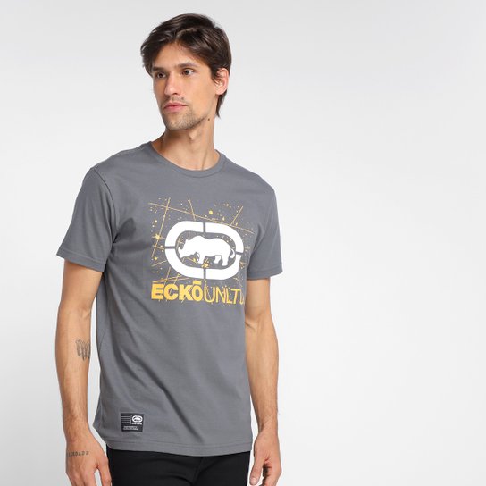 Camiseta Ecko Estampada Manga Curta Masculina - Chumbo é boa?