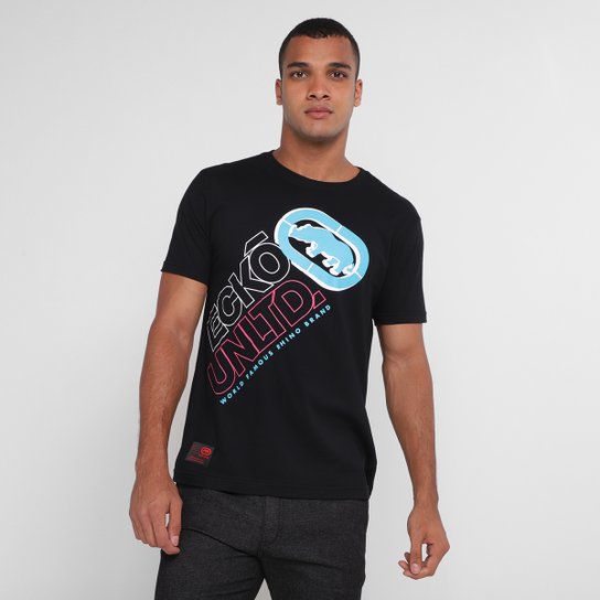 Menor preço em Camiseta Ecko Estampada Masculina - Preto