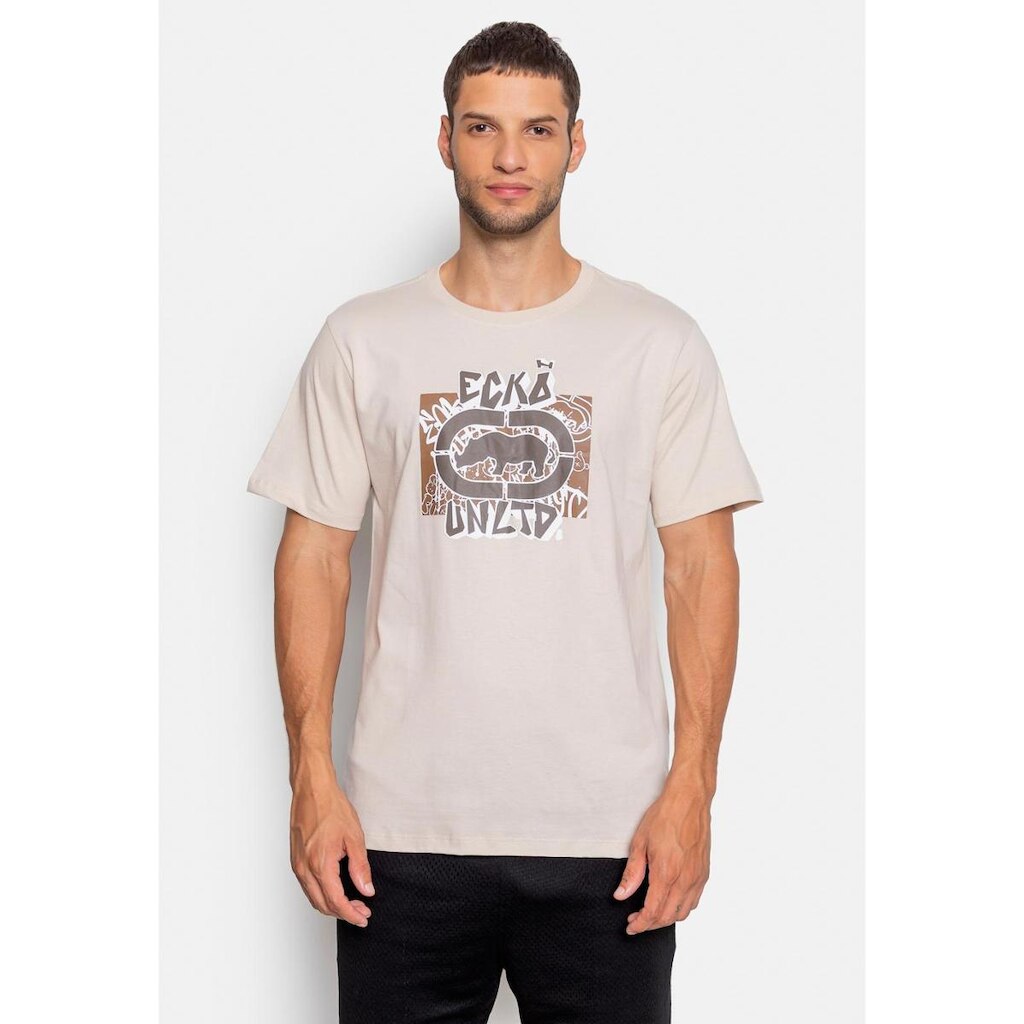 Camiseta Ecko Estampada Masculino