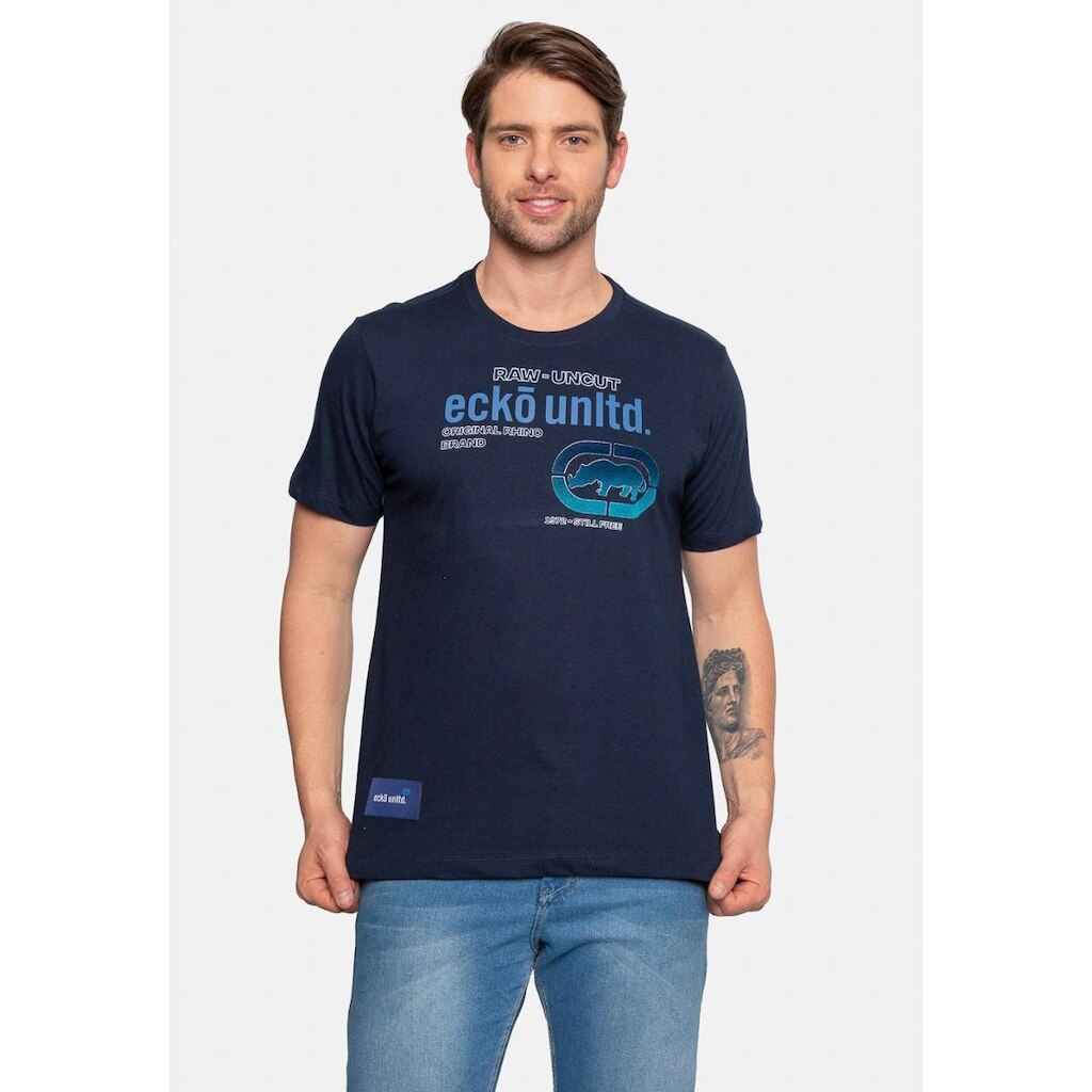 Camiseta Ecko Estampada Masculino