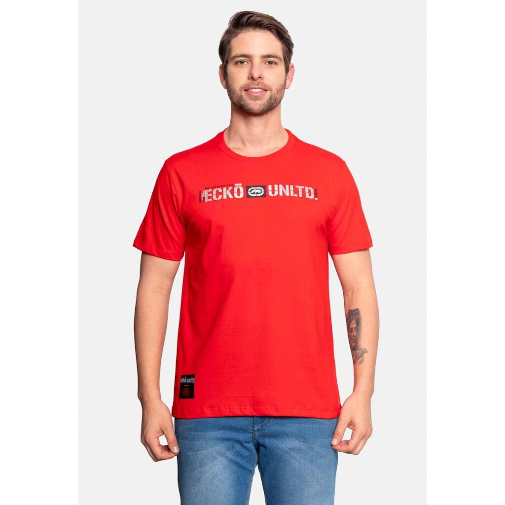 Camiseta Ecko Estampada Masculino
