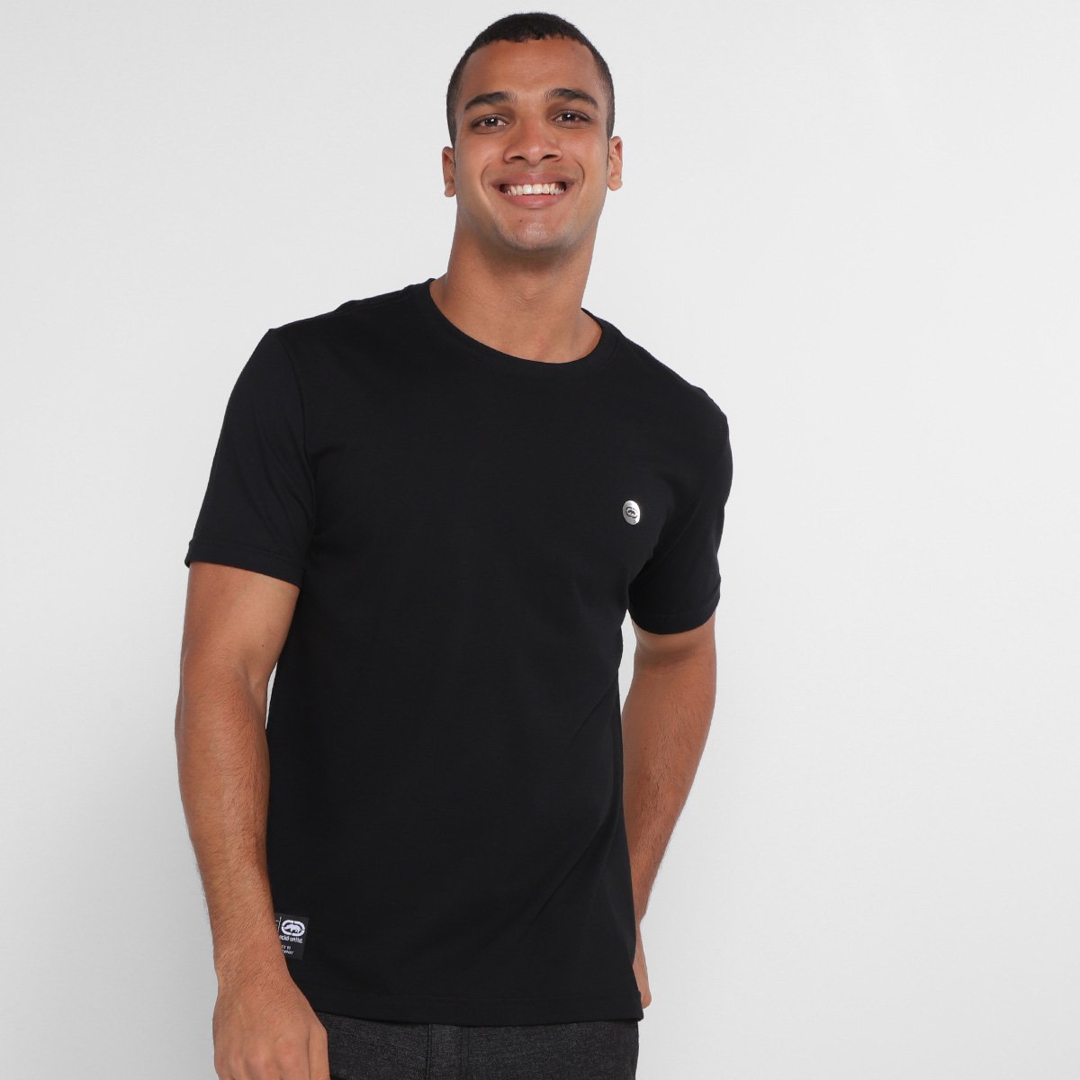 camiseta ecko fashion lisa masculina