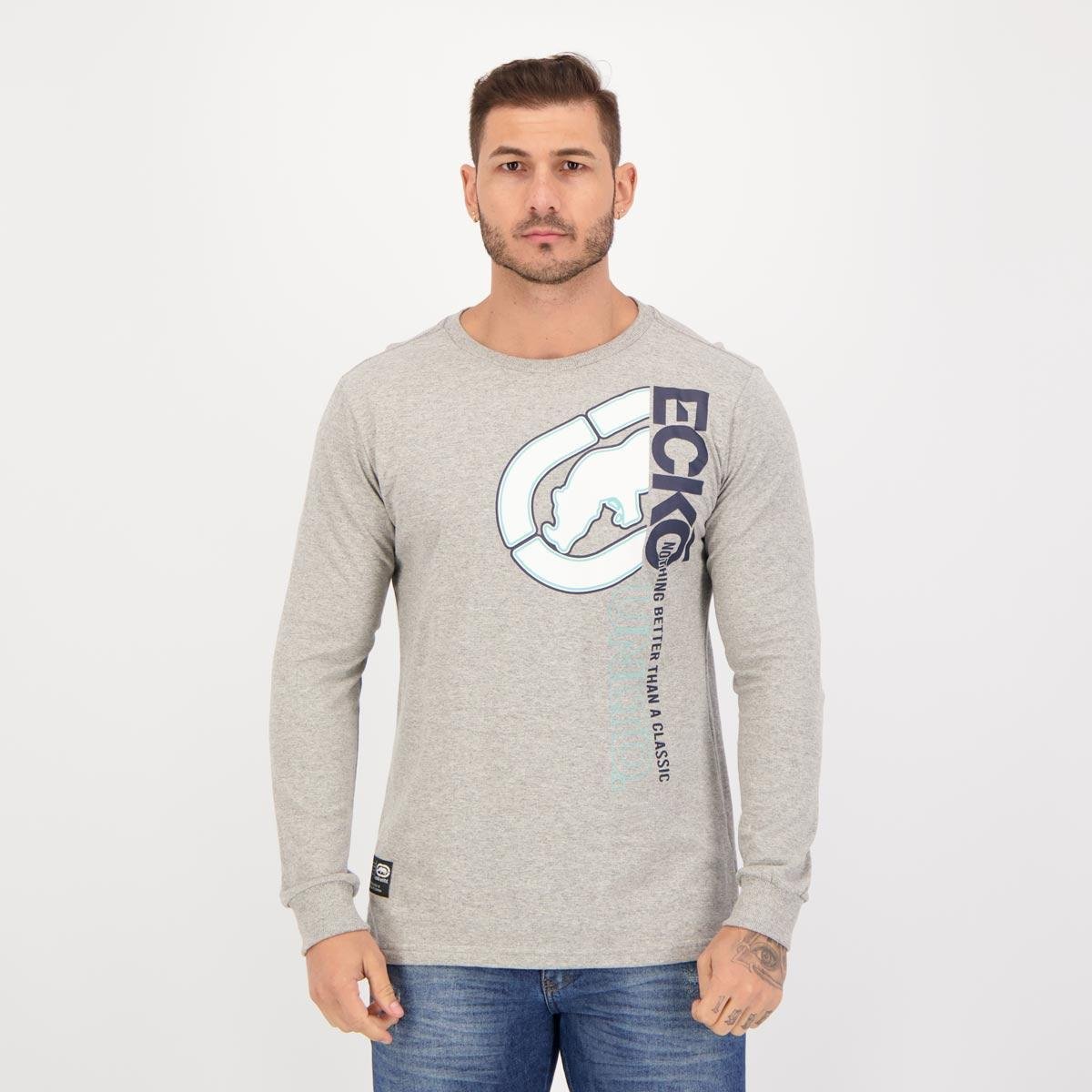 camiseta ecko manga longa