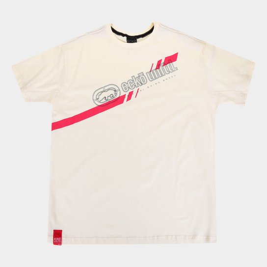 Camiseta Ecko Plus Size Brand Masculina - Off White Menor preço em Camiseta Ecko Plus Size Brand Masculina - Off White