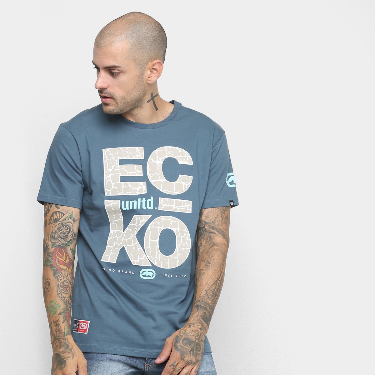 camiseta da ecko masculina