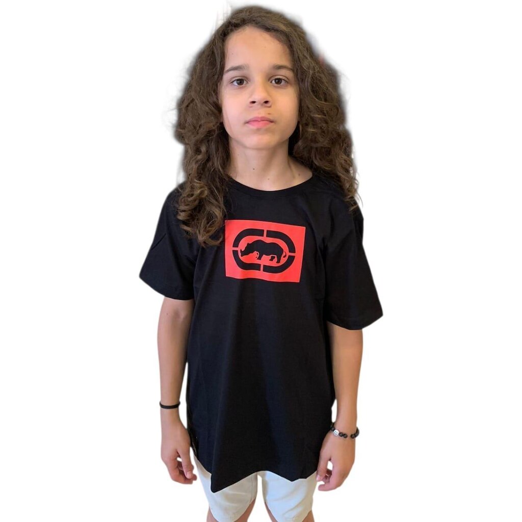 Camiseta Ecko Unltd Básica Juvenil Original Box 2 Rhino