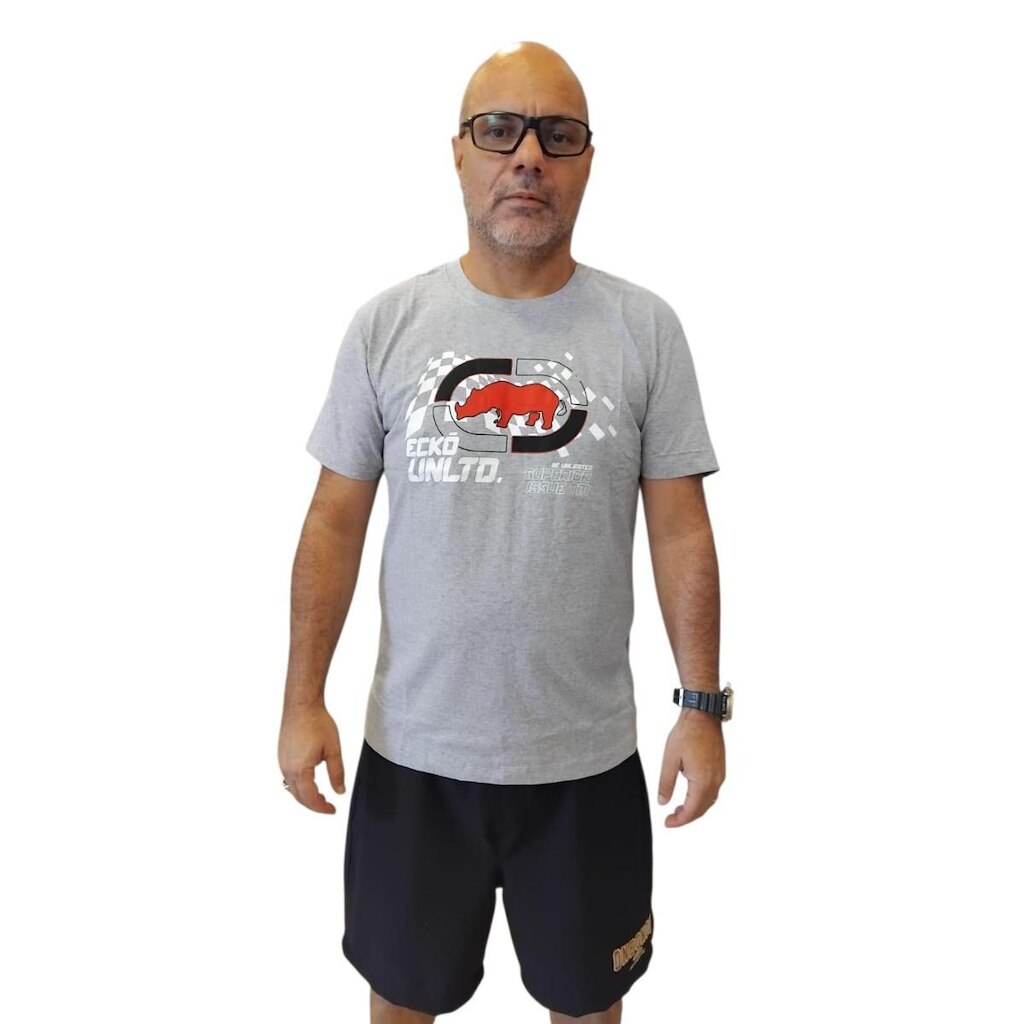 Camiseta Ecko Unltd Básica Masculina Racing Winner Issue TM