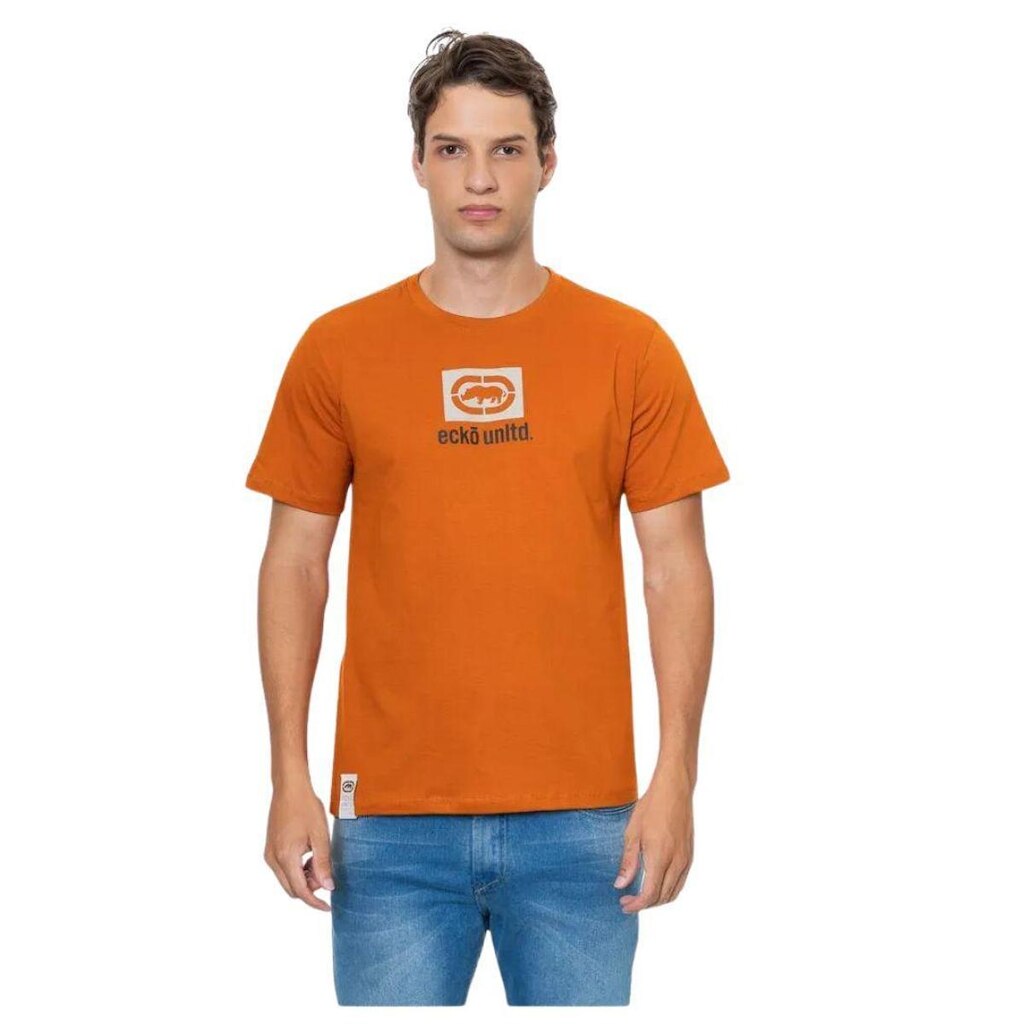 Camiseta Ecko Unltdo Original Malha Algodão Logo Tradicional