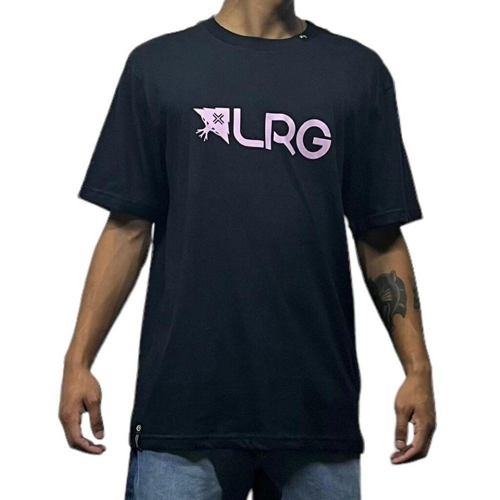 Camiseta Ef Black LRG - M - Preto