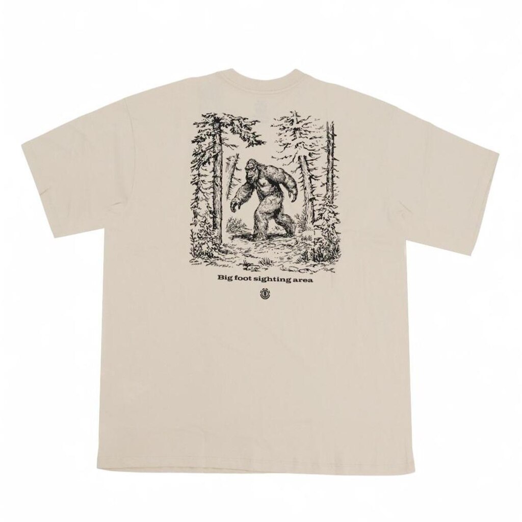 Camiseta Element Big Foot Walking - Areia