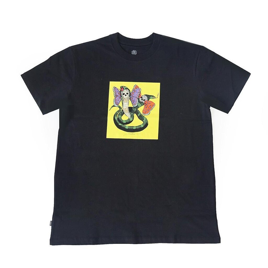 Camiseta Element Hirotton Snake - Preto