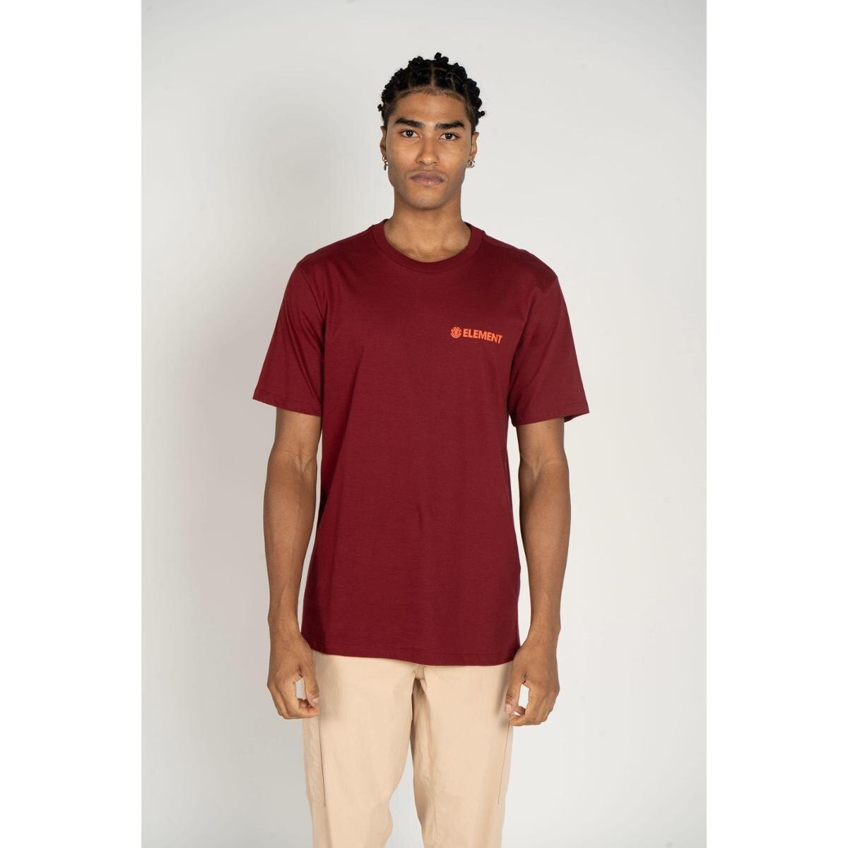 Camiseta Element M/C Blazin Chest Ps Vinho Camiseta Element M/C Blazin Chest Ps Vinho-Vinho-G2
