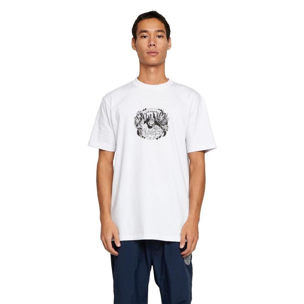 Camiseta Element M/C Burleys Jungle Tee-Branco-G