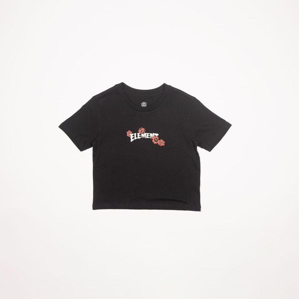 Camiseta Element M/C Hirotton Flower W Preto-Preto-P