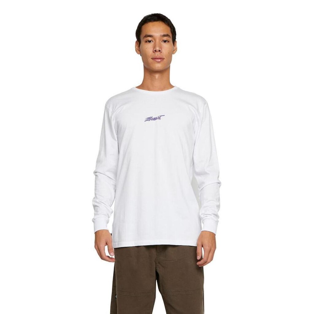 Camiseta Element M/L Horizon Ls Branco P