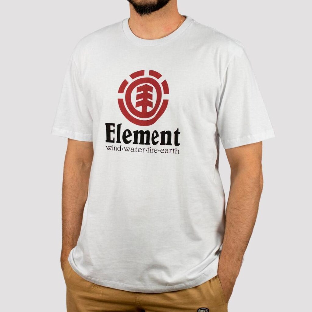 Camiseta Element Verical - Branca