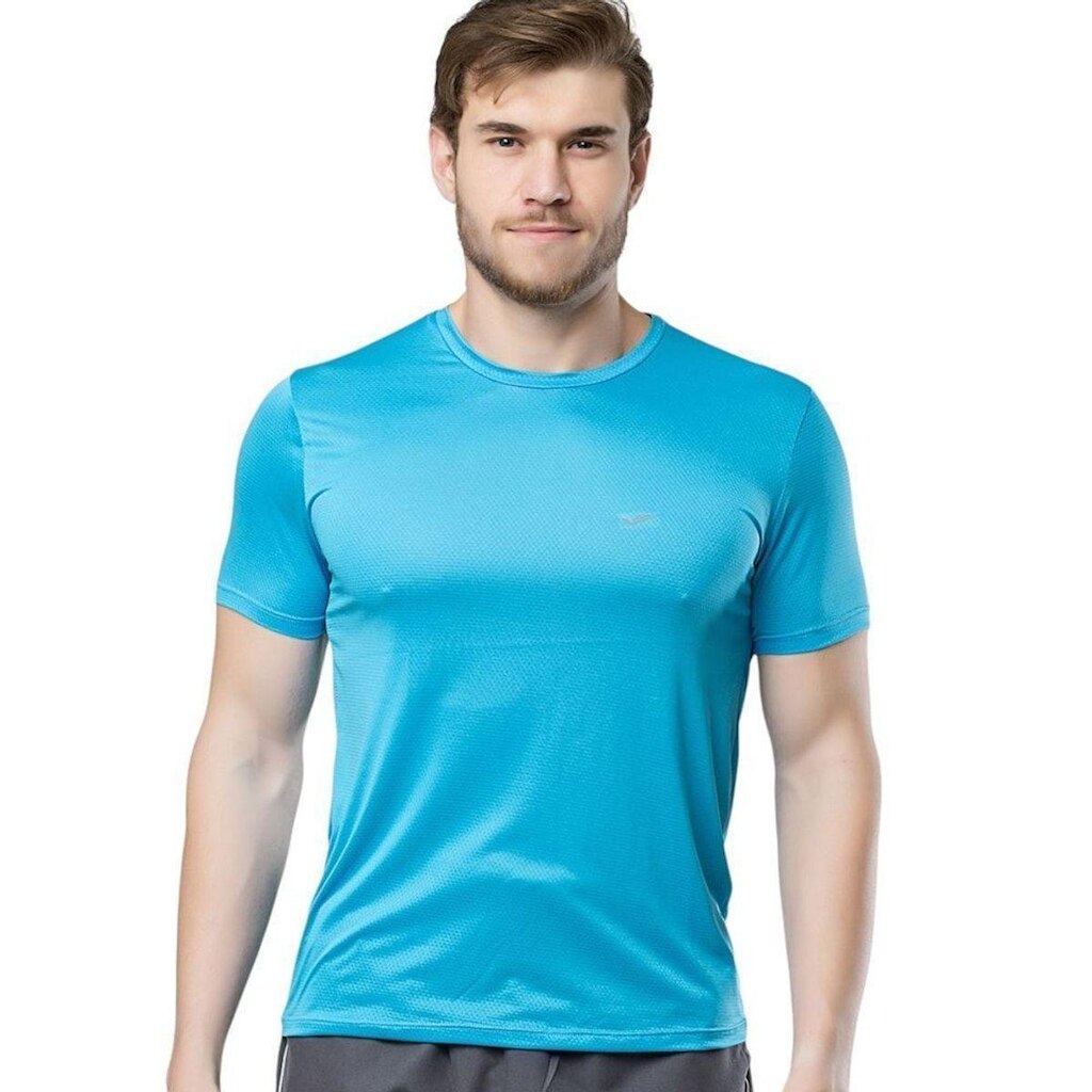 Camiseta Elite Running Plus Size Masculina - Azul EG2