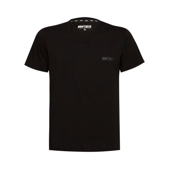 Camiseta Elite Unissex R6 Siege Ubisoft - Preto