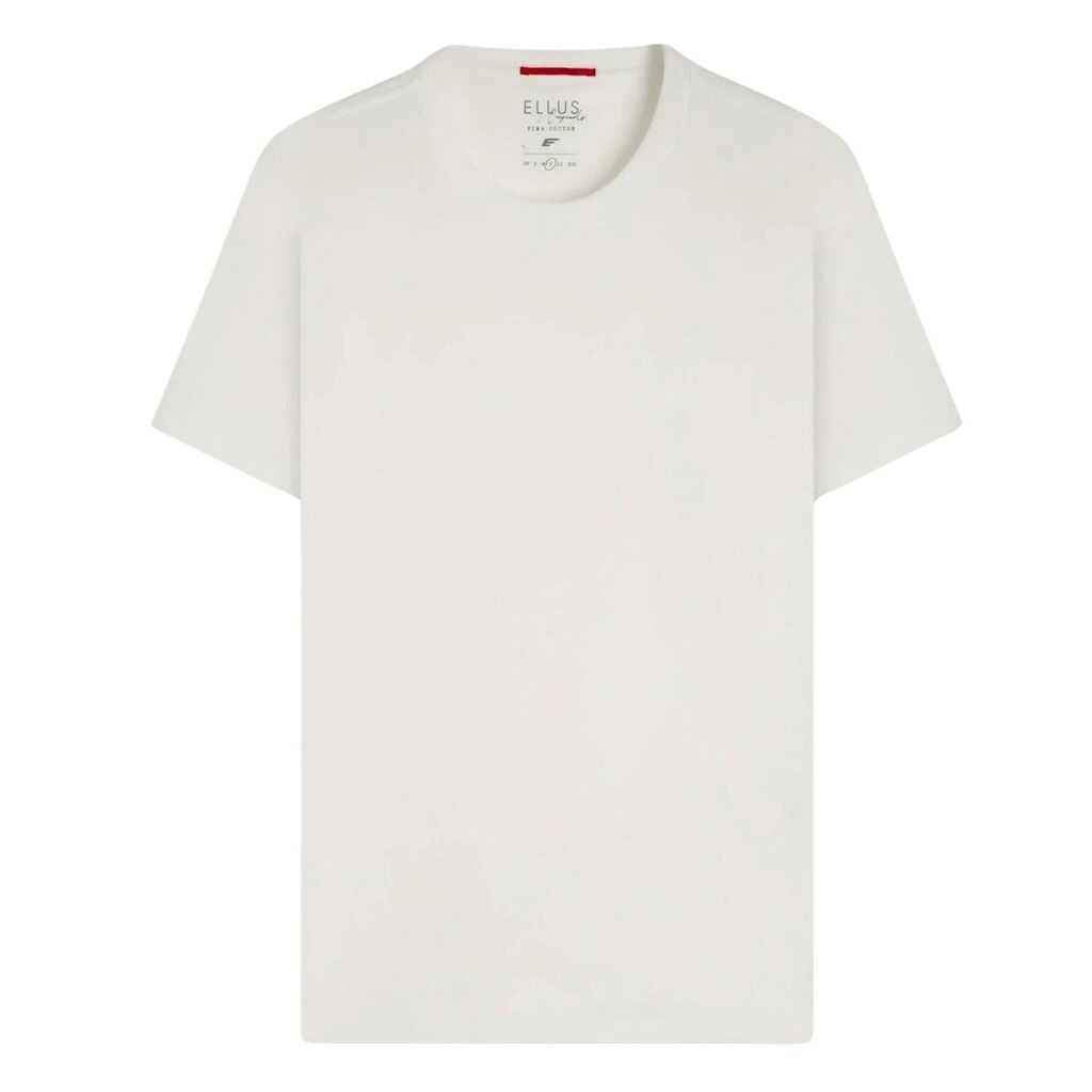 Camiseta Ellus Branca Cotton Pima Easa Mirror Classic