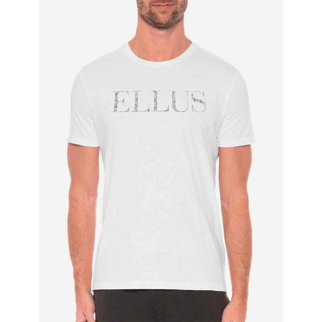 Camiseta Ellus Cotton Fine Foil Classic Branca