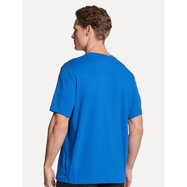 Camiseta Ellus Masculina Cotton Fine Originals Green Logo Azul Royal