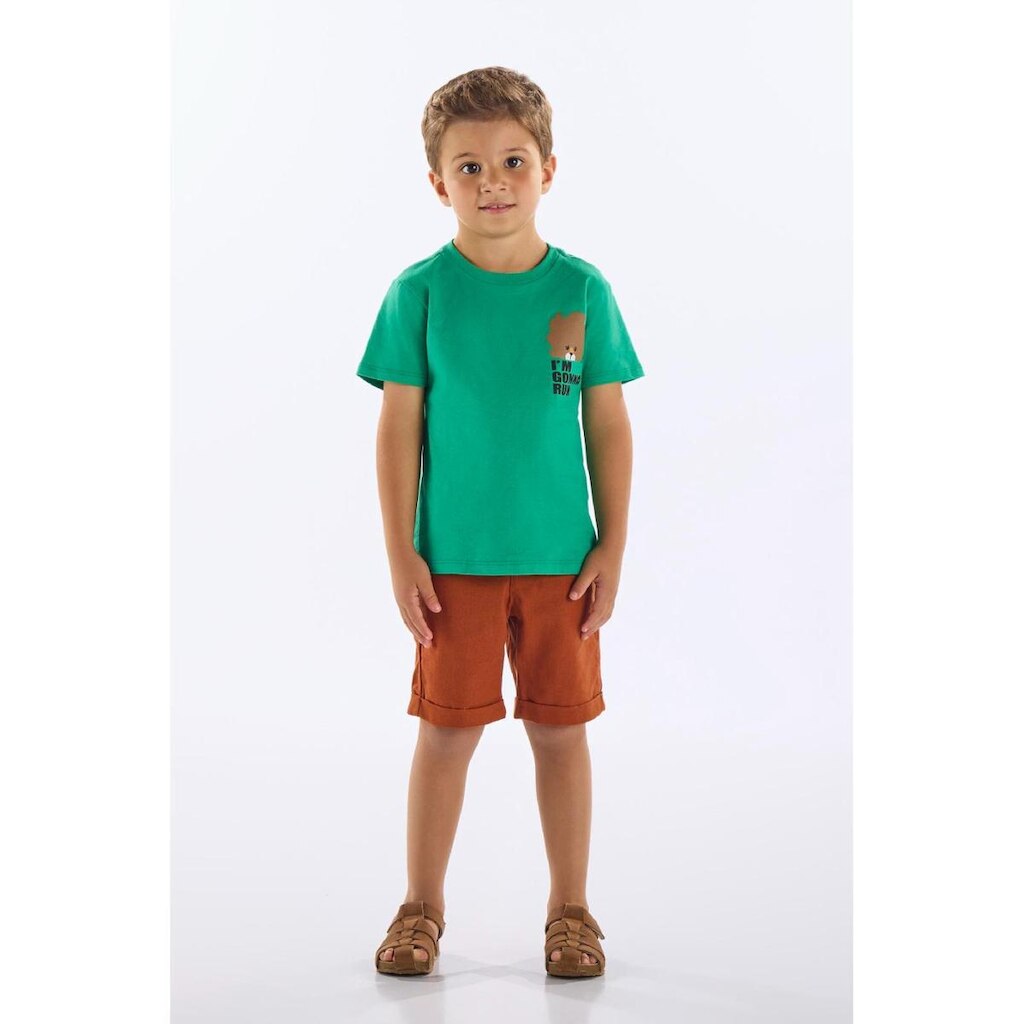 Camiseta em Algodão Infantil Up Baby