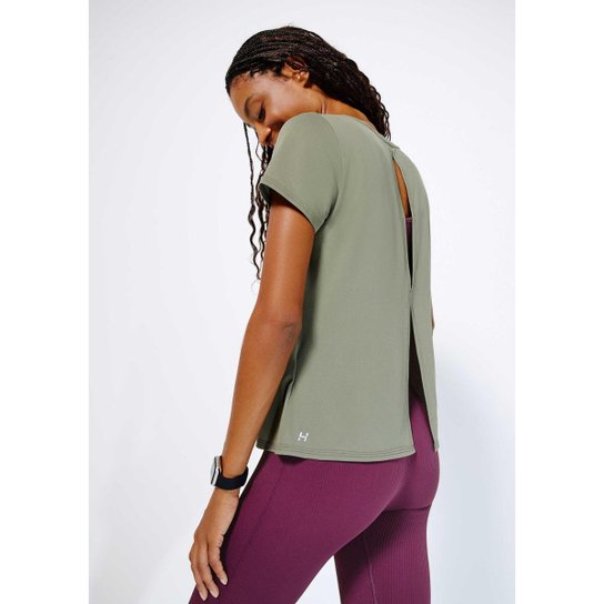 Camiseta Esportiva Hering Sports Manga Curta Easy Dry Feminina