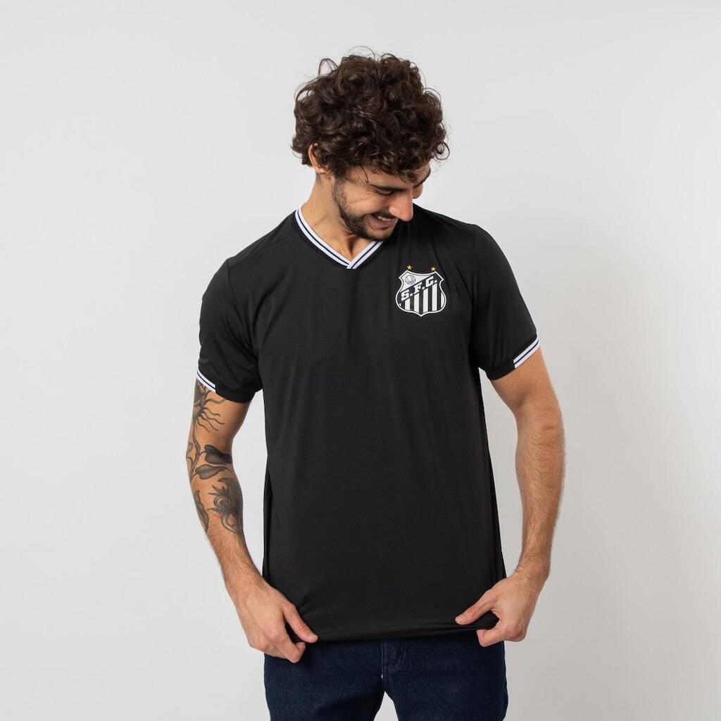 Camiseta Esportiva Santos No Peito E Na Alma