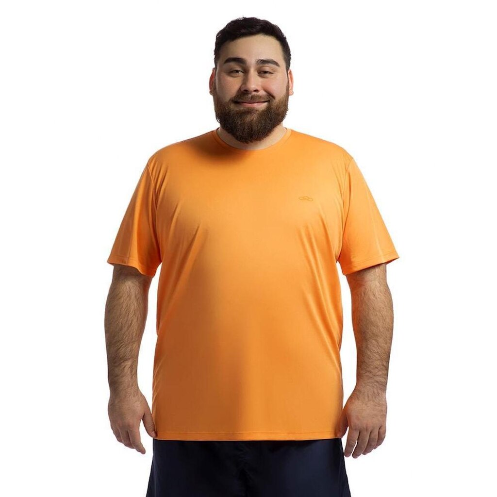 Camiseta Essential Olympikus Masculina Plus Size G1 Laranja