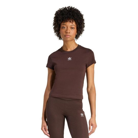 Camiseta Essentials Slim Adidas Feminina