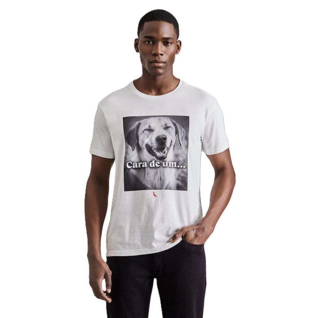 Camiseta Estampa Cara de Um Reserva