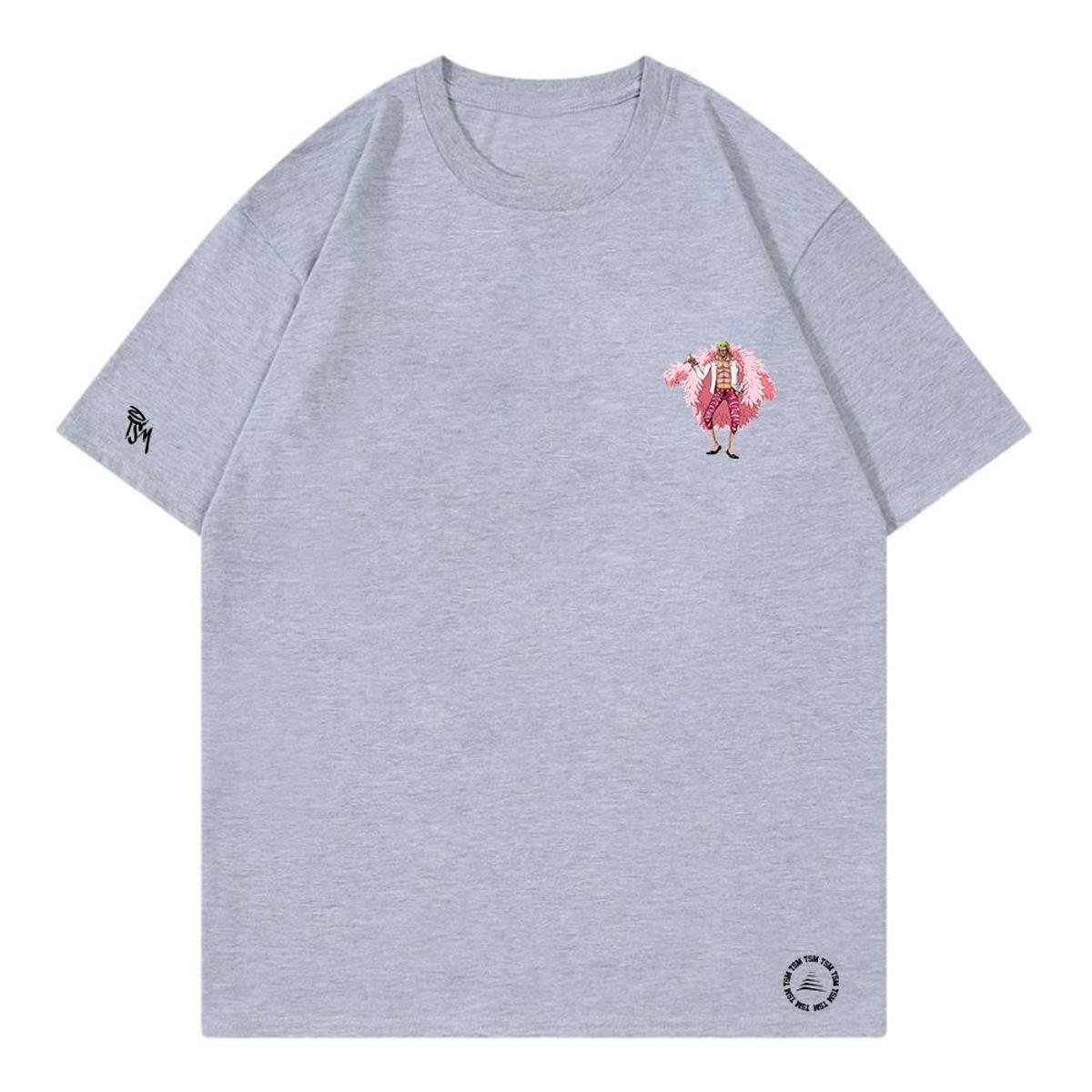 Camiseta Estampa Frente e Costa Vintage Poderoso Rei Moda Estilo