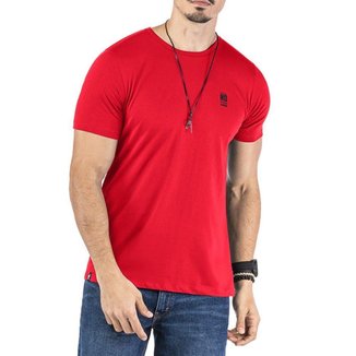 Camiseta Estampa Logo No Stress Vermelha