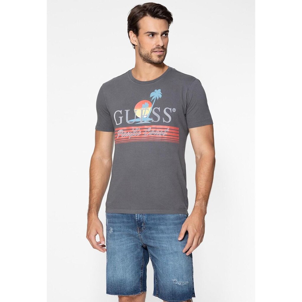 Camiseta Estampa Pacific Coast Grafite