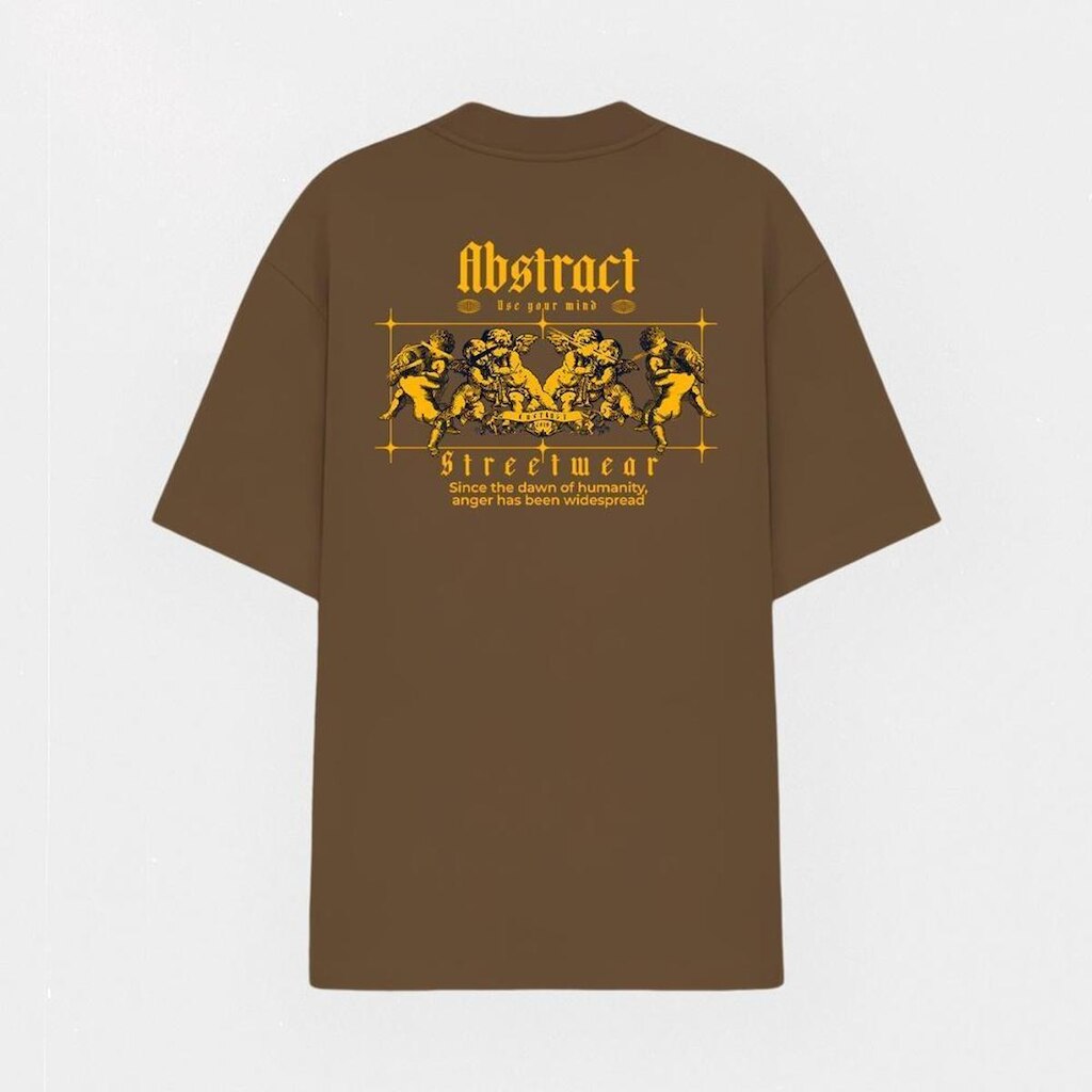 Camiseta Estampada Abstract Streetwear Over Since Dawn Humanity