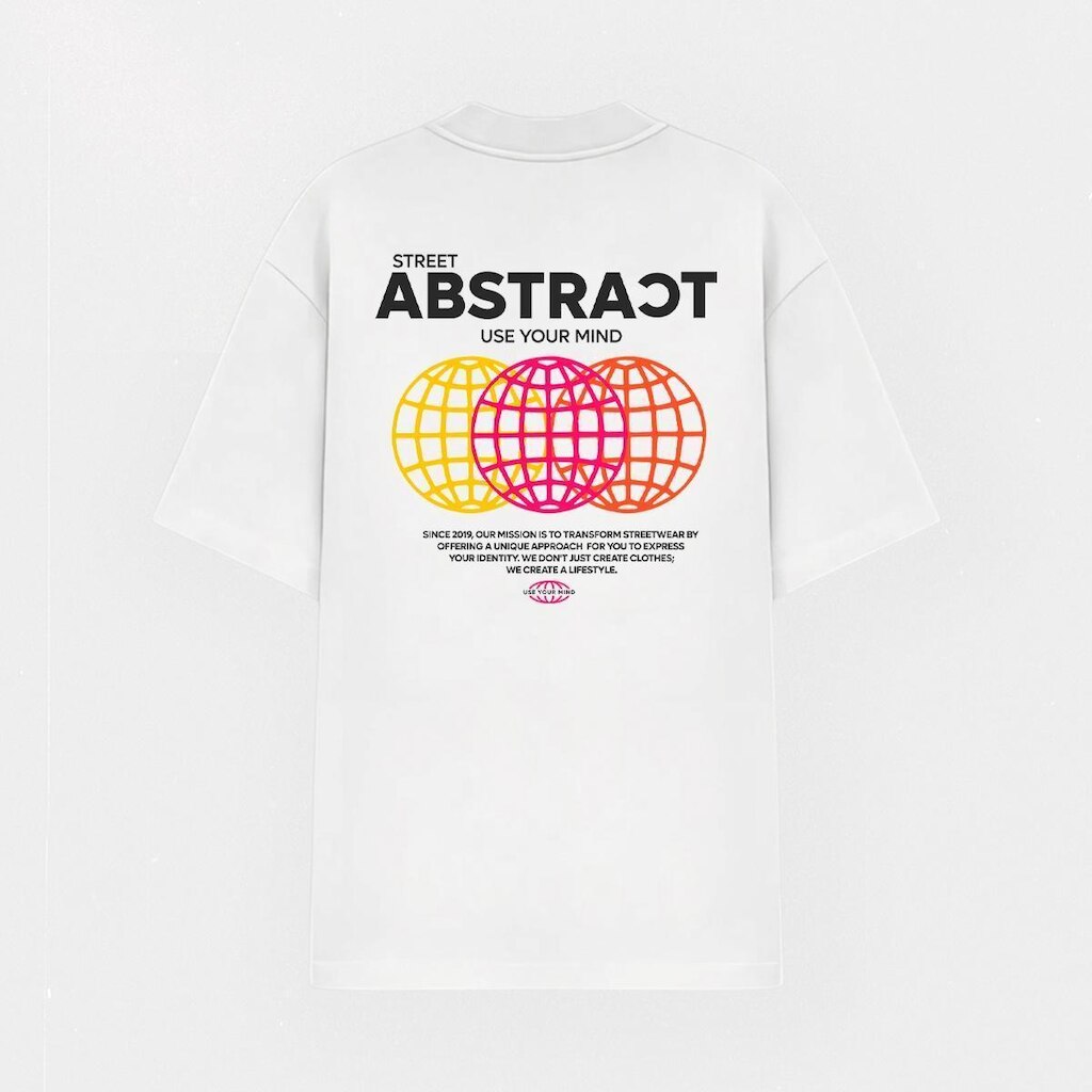 Camiseta Estampada Abstract Streetwear Over Use Your Mind Sinse 2019