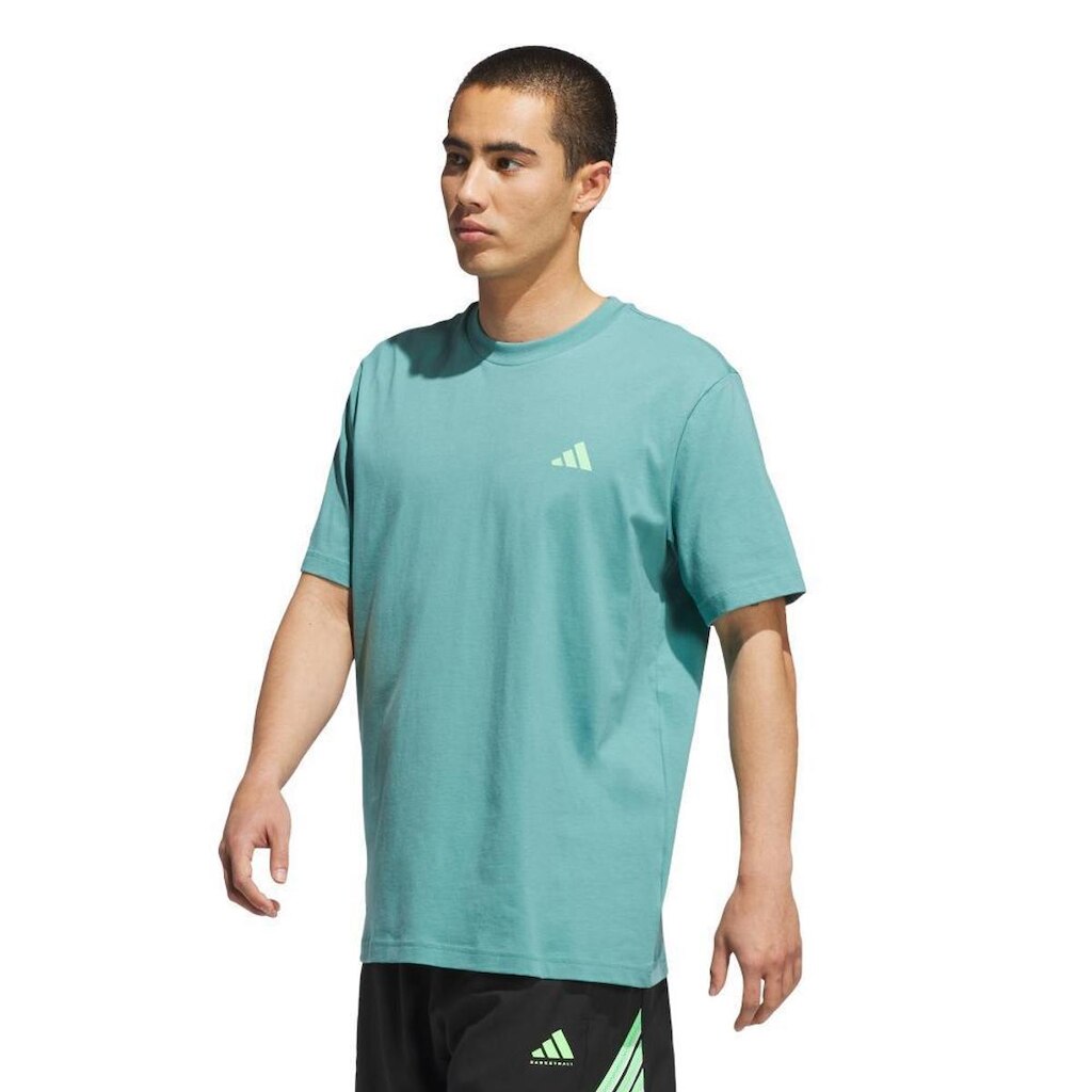 Camiseta Estampada adidas Basketball Adidas Masculina