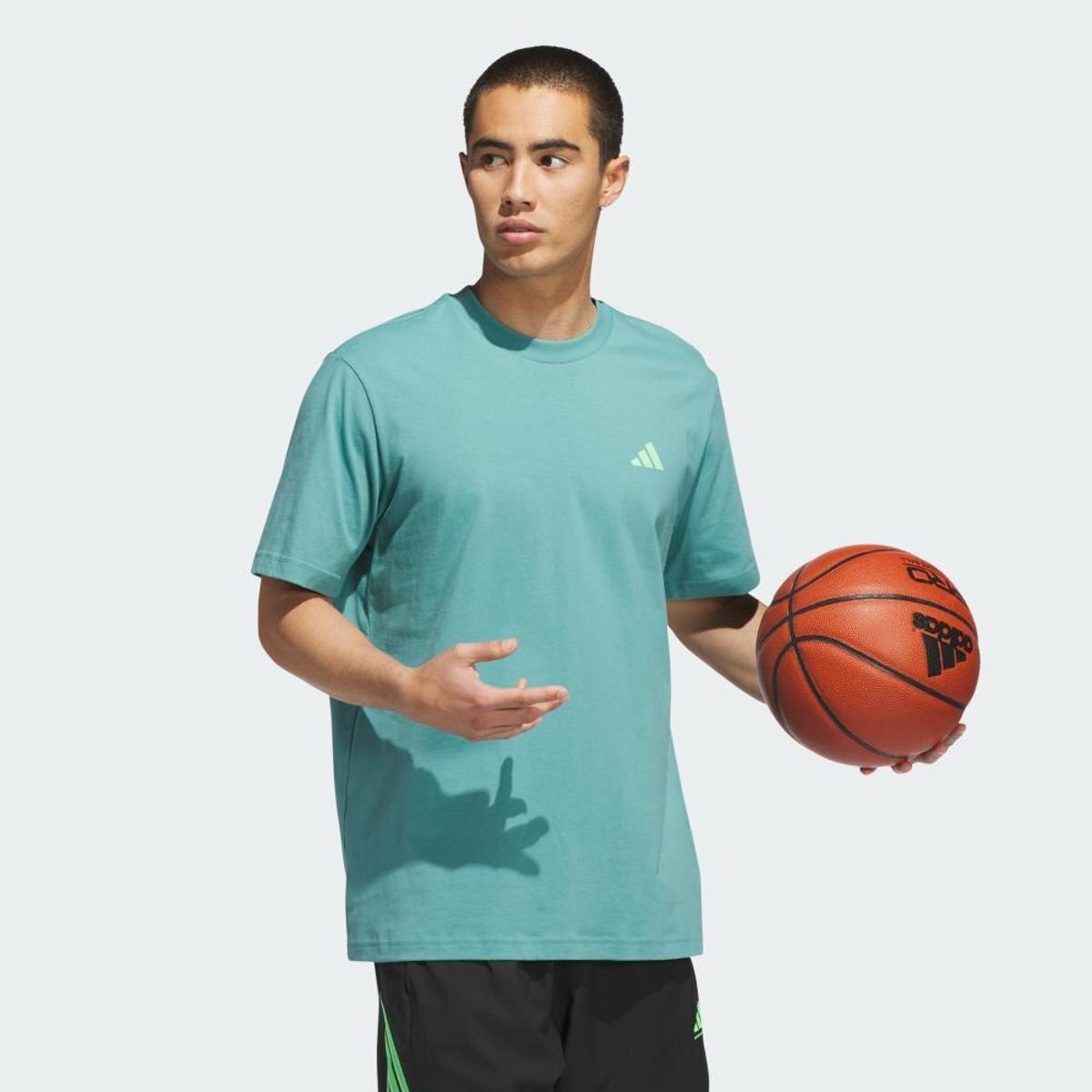 Camiseta Estampada adidas Basketball Adidas Masculina - Azul