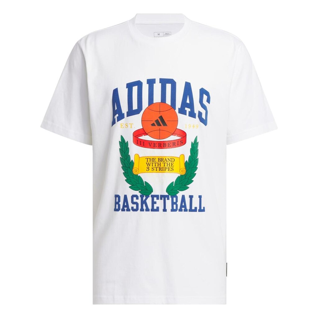 Camiseta Estampada Basketball Crest Adidas Masculina