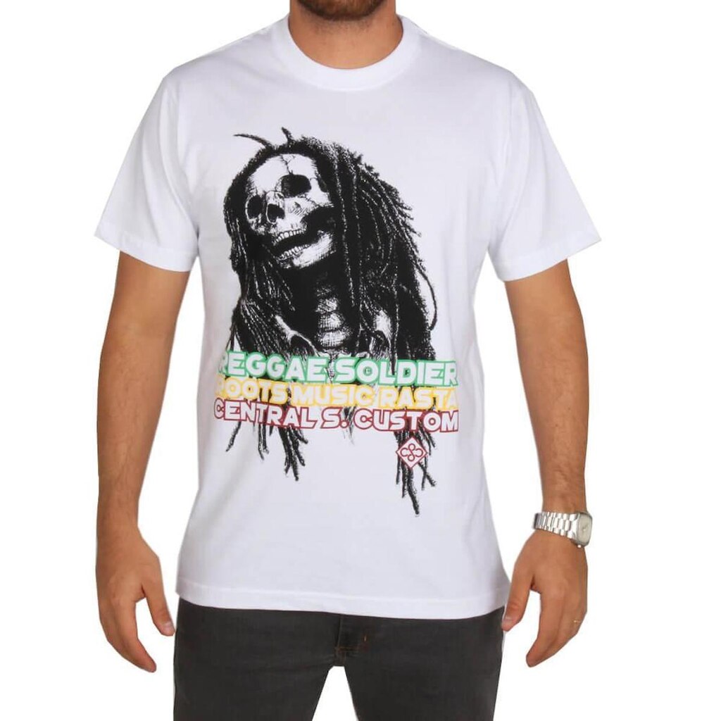 Camiseta Estampada Central Surf - Branca Central Surf