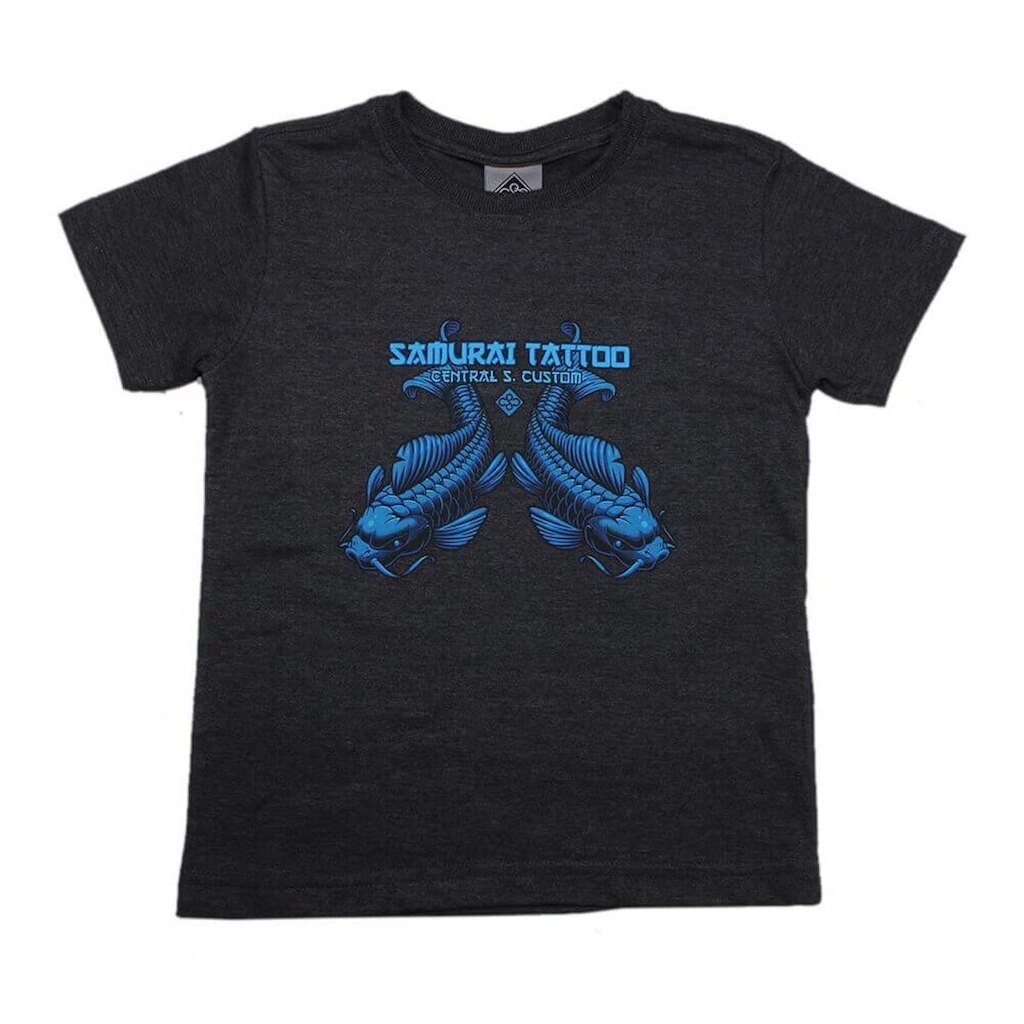 Camiseta Estampada Central Surf Infantil - Preto/mescla Central Surf