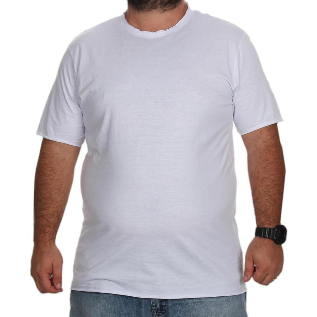 Camiseta Estampada Central Surf Tamanho Especial - Branca Central Surf